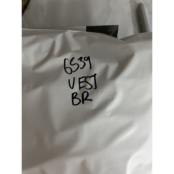 Banana Republic Waistcoat Medium Cashmere‎ Merino Wool Blend Striped Vintage Y2K - Picture 10 of 10